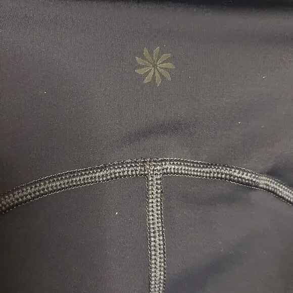 Athleta Ultimate Stash Pocket 7/8 Tight Navy Blue Size Small Stretch Active - Picture 8 of 12